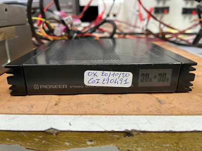 GM41A Pioneer Car Stereo Component Amplifier 2x30W Vintage