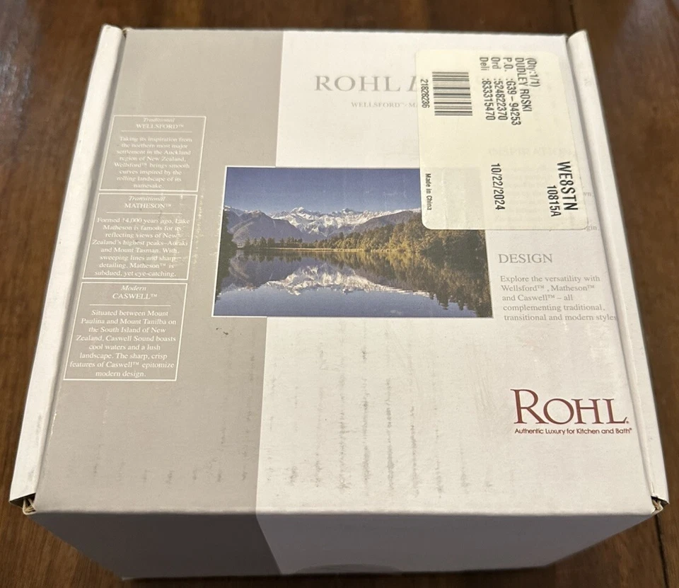 Soporte de papel higiénico gancho montaje en pared Rohl WE8STN Wellsford - níquel satinado Foto 4 de 4