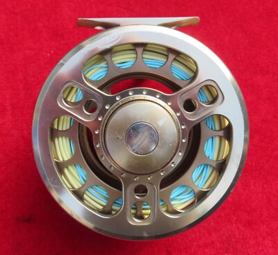 airflo t7 fly reel AIRFLO T7 FLY REEL # 10 - 12 WITH ADDL SPOOL BOTH WITH LINES AND BACKING