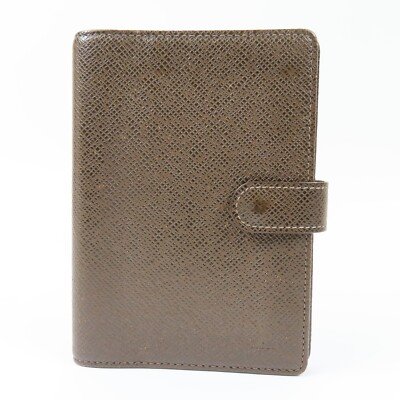 LOUIS VUITTON Agenda PM Notebook Day Planner Cover Taiga
