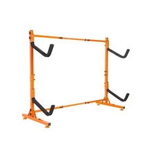 Freestanding Kayak Storage Rack Heavy-duty Steel w/ Padded Arms Adjustable Width