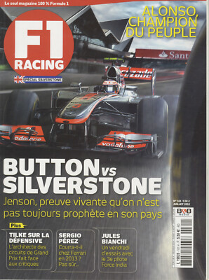 F1 RACING Nr. 161 07/2012 GP MONACO-CANADA JULES BIANCHI BUTTON-SILVERSTONE TILKE