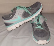 Nike Flex 2012 Athletic Shoes Women's Size9 Teal/Gray 512108-002 Running Walking