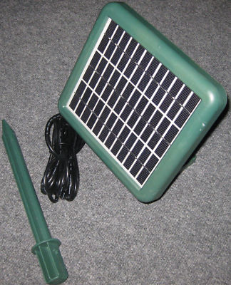 Ground Mountable Tilting Solar Panel - 3.5 Watt - 18 V DC - 190 mA - 14 ft Cable