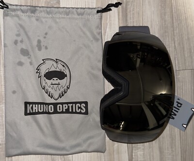 Khuno Optics NIMBUS Cylindrical Snow Goggles Dual Lens ZEISS Lenses Medium/Large