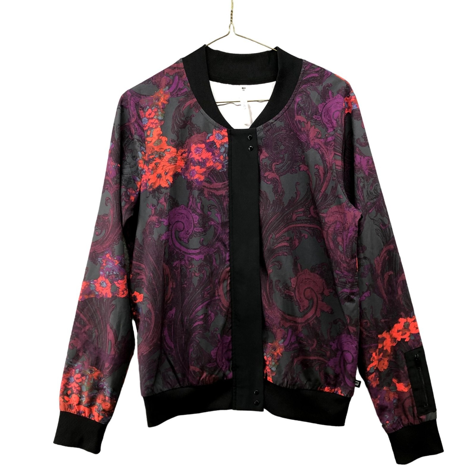 Fabletics Lightweight Jacket Womens S Floral Bomb… - image 1