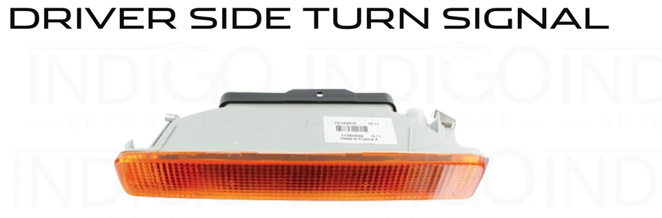 Lámpara indicadora de señal de giro delantera izquierda Jaguar OEM + BOMBILLA XJ6 1995-1997 LNA4801AB Foto 3 de 3