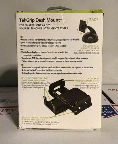 Bracketron Car Dash Mount Holder for Smartphone GPS Devices up to 4" Wide - Picture 4 of 4