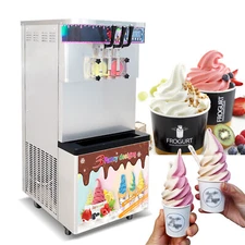 Kolice Commercial 2+1 mixed soft serve ice cream machine, gelato ice cream maker
