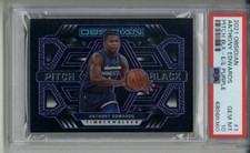 2021 PANINI OBSIDIAN PITCH BLACK E/E PURPLE #1 ANTHONY EDWARDS /75 PSA 10 RARE