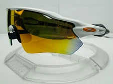 New Oakley Radar EV Path Sunglasses / Polished White / Fire Iridium / 009208-16