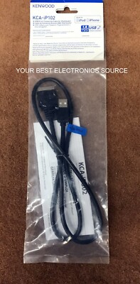 NEW Authentic Kenwood KCA-IP102 iPod Adapter Cable for Select 2011+ Radios OEM