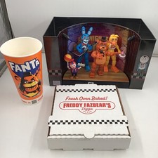 Five Nights At Freddy  s Stage Popcorn Container: Bonus Cup  pizza box Cinemark