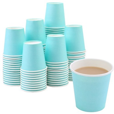 Paper 3oz Bathroom Cups, Disposable Mouthwash Paper Cups 100 Count, Blue Smal...