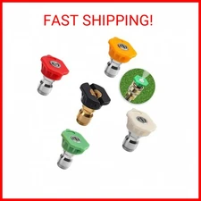 5Pcs Pressure Washer Nozzle Tips - 2700 PSI Pressure Washer Jet Nozzle Washer Sp
