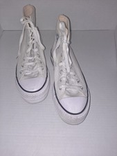 Converse Chuck Taylor All Star Platform High White/Black Women Size 6.5 560846F