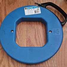 Steel Fish Tape 50ft Electrical Cable Wire Puller Tool