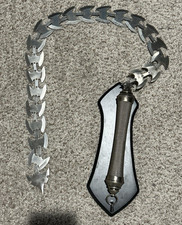 Stainless Steel Razor Scorpion Whip Weapon Collectors Item Display Item