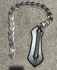 Stainless Steel Razor Scorpion Whip Weapon Collectors Item Display Item