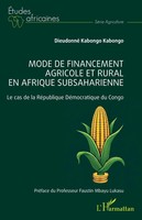 Mode De Financement Agricole Et Rural En Afrique Subsaharienne Kabongo Buch 2024