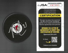 Nick Cousins Signed Ottawa Senators Puck JSA COA