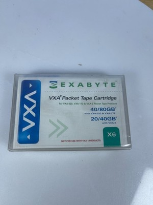 Exabyte VXA X6 Data Tape Cartridge 20/40GB 40/80GB PN 111.00200 Japan