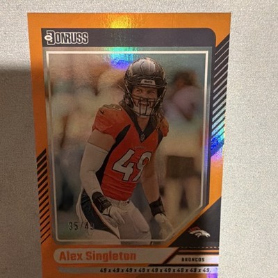 2024 Panini Donruss Alex Singleton #231 Denver Broncos Jersey Number 35/49