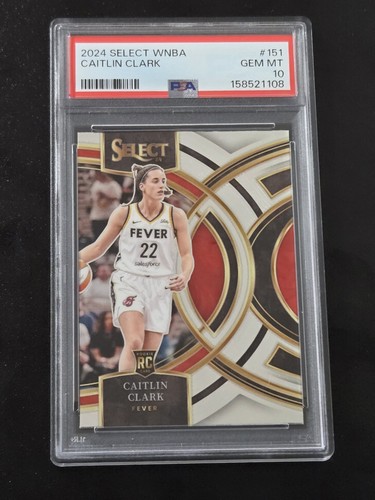 2024 Panini Select WNBA Premier Level Caitlin Clark #151 Prizm RC PSA 10 🔥 1day