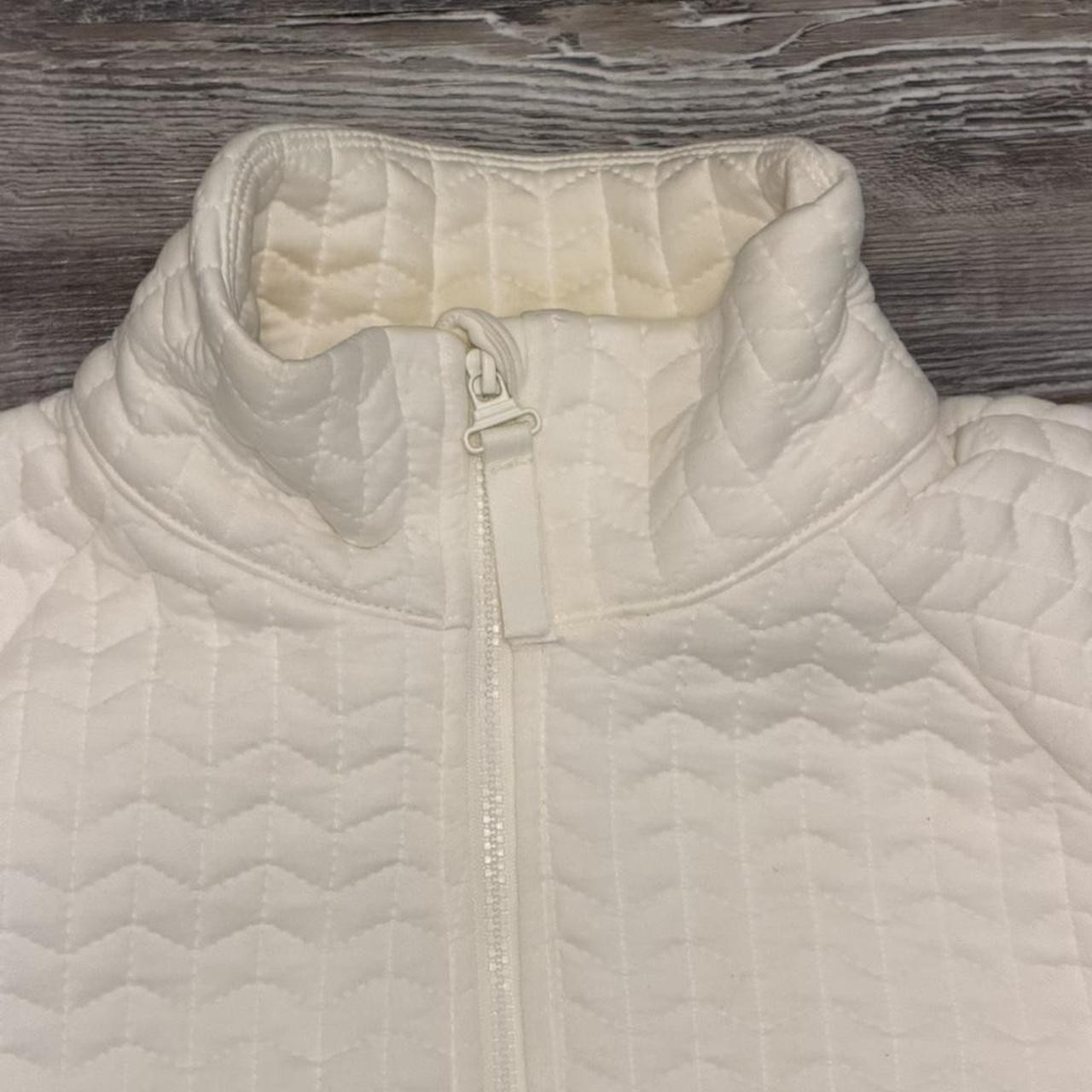 "Avia" White Women's Full Zip Quilted Jacket (Siz… - image 3