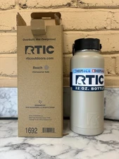 RTIC 32 oz Stainless Steel Water Bottle, | BEACH TAN | BRAND NEW