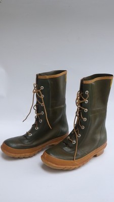Vintage Converse Thermoboot Men s 6D USA Olive Green Rubber Hunting Boots