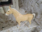 Vintage 1970s Marx Johnny West Thunderbolt Palomino horse