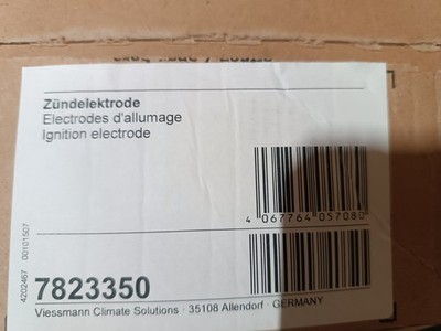 Viessmann Zündelektrode 7823350 für Vitodens 300-W / 333 / 333-F / 343-F