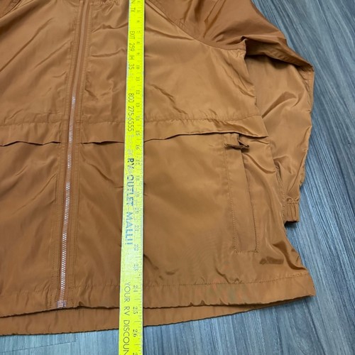 Madewell Damen Gr. L Orange Packable Regenjacke Raincheck Packable Raincoat - Bild 9 von 11