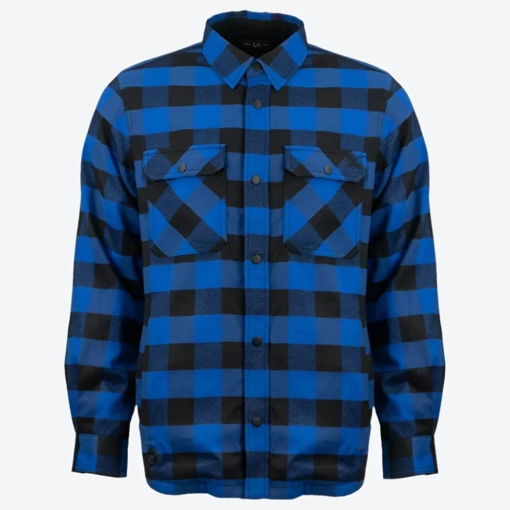 Mobile Warming Mens Flannel 7.4V Heated Jacket BLack/Blue