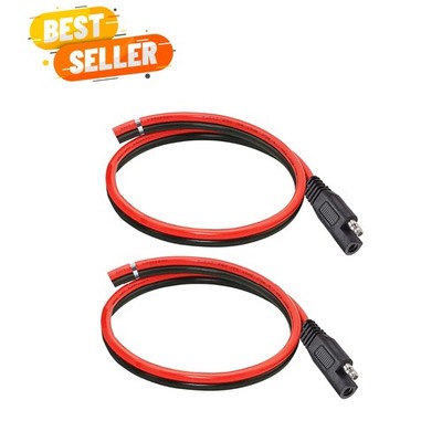 10AWG SAE Connector, Solar Panel Extension Cable with 1FT Quick Connector for...