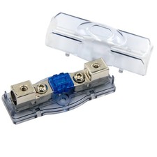 ZOOKOTO 60A Car Audio Power Wire Fuse Holder, 4 Gauge, Silver, Plastic with N...