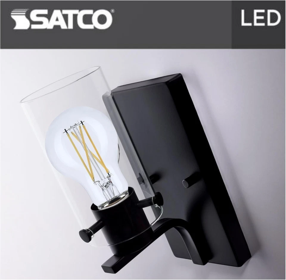 SATCO S12469 - 10.5 Watt A19 LED Light Bulbs - 3500K - 120 Volts (6 Pack) - Image 2 of 4