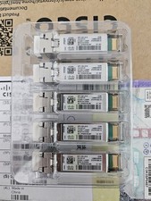 5x Cisco SFP-10G-LR-S 10GBASE-LR SFP-Transcei...