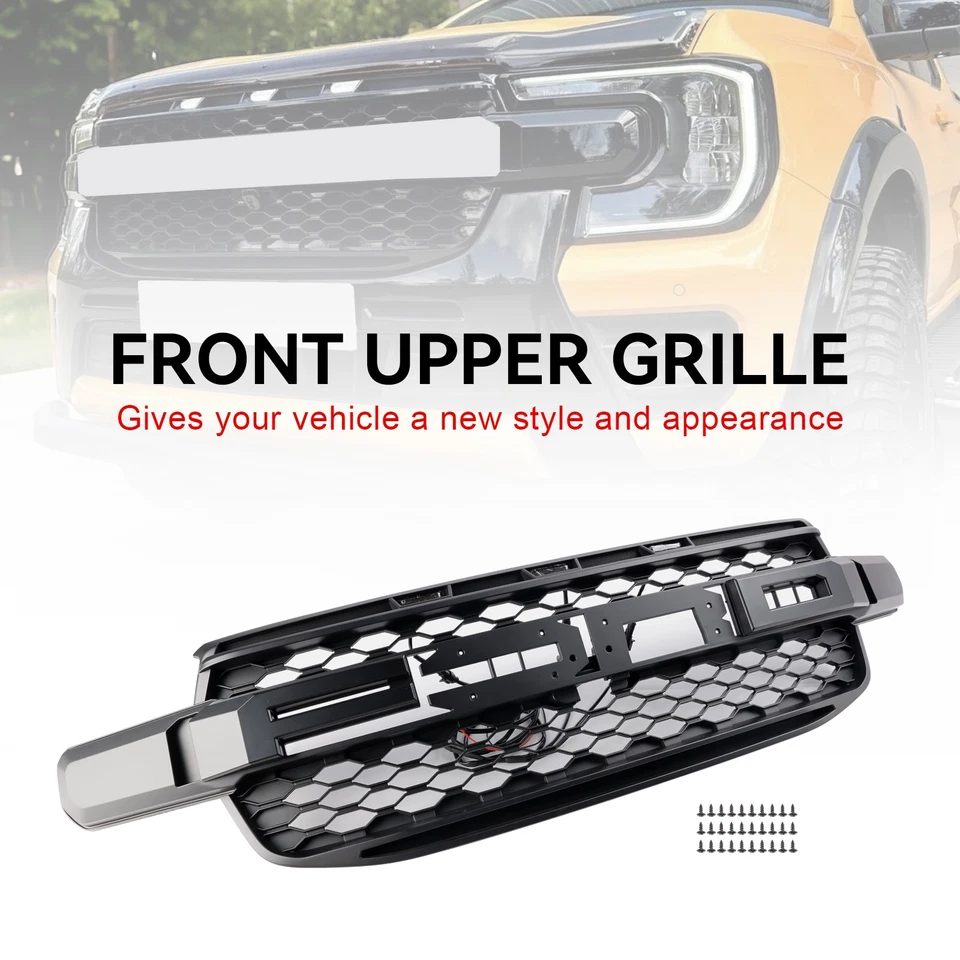 Kühlergrill + Buchstaben für Ford Ranger T9 Raptor Look XLT Wildtrak ab. 2023 - Bild 3 von 4