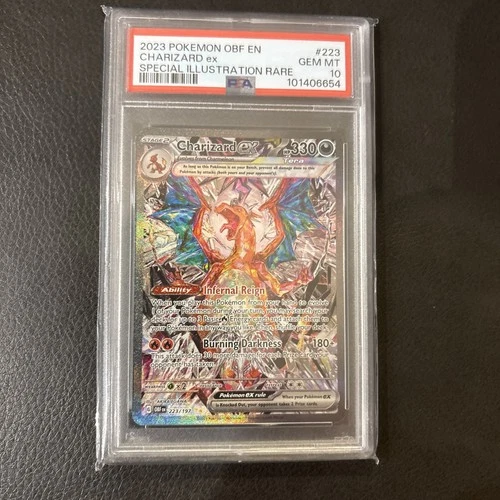 Charizard EX 223/197 Obsidian Flames Special Illustration Psa 10