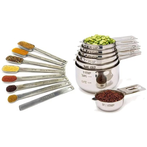 Stainless Steel Kitchen Gadgets for Liquid & Dry Ingredients
