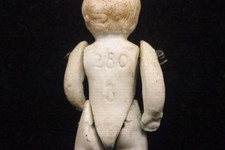 Tiny Antique German All-Bisque Doll M.O.A. 280 Wire Jointed 4 inches