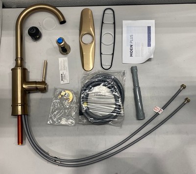 Moen Gilden High Arc Pulldown Kitchen Faucet Bronzed Gold BZG - 87679BZG