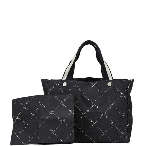 CHANEL Old travel line Handbag Tote Bag Women 【Used】 - Picture 11 of 12