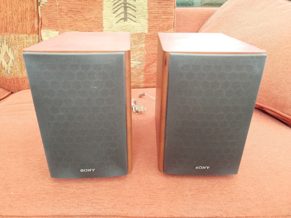 Sony Bookshelf Speakers SS-CCPX11 55 Watts 4Ω ohms Cherry Wood
