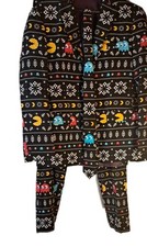 Oppo Suits Pac Man Black MultiColored icons 3 piece suit US 38 MEASUREMENTS