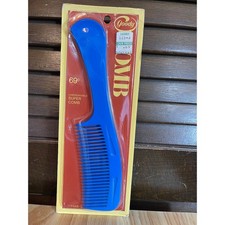 Vintage 1975 Goody Unbreakable Super Comb Blue Handle Hair Comb New Sealed 448/2