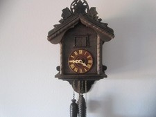 RARE 1900-1910 H.MONTAG ST.GOAR GERMANY BLACK FOREST CUCKOO CLOCK RUNNING