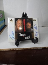 2025 UPPER DECK SP SIGNATURE AEW CHRIS JERICHO MARK BRISCOE DUAL AUTO ANGLES